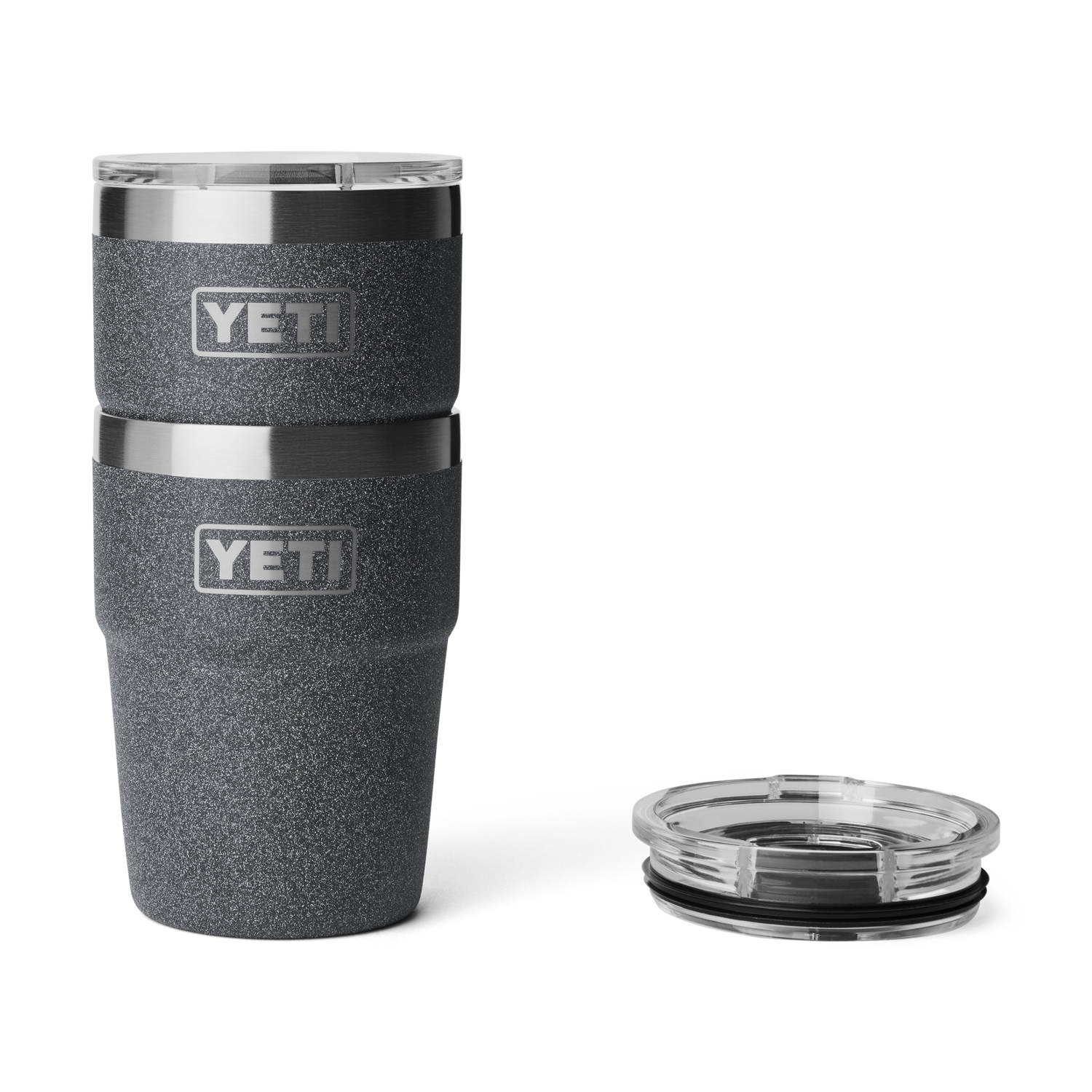 YETI Rambler® 16 oz (473 ml) Stackable Cup Black Stone