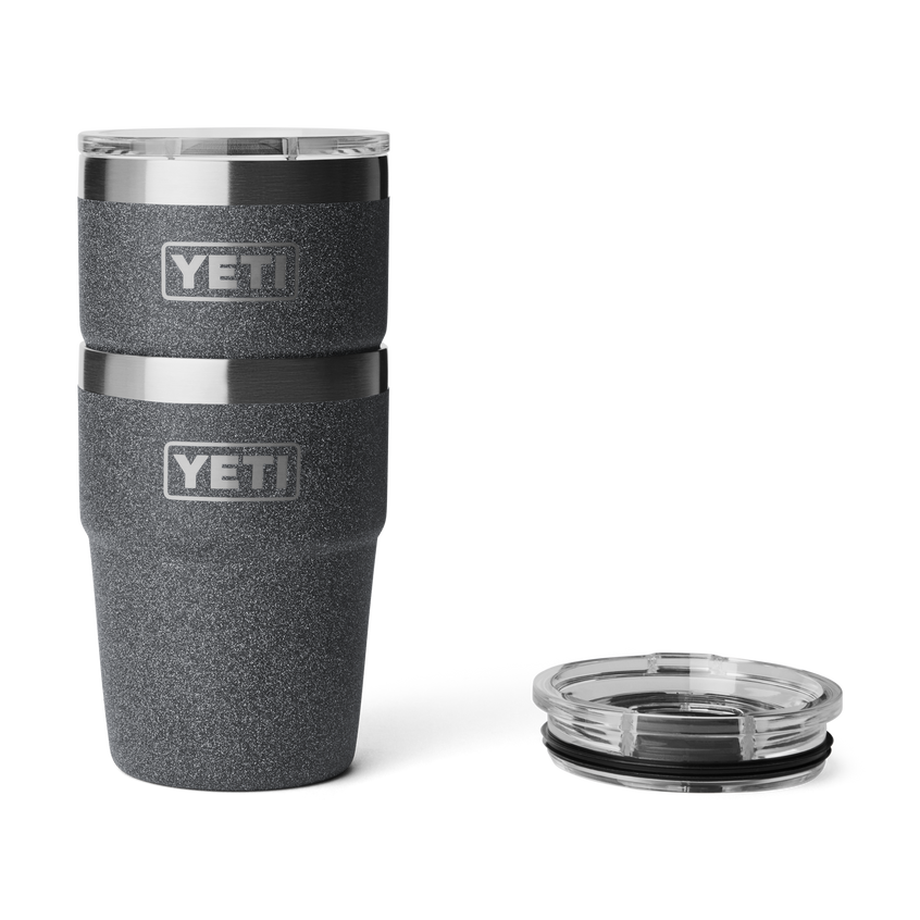 YETI Rambler® 16 oz (473 ml) Stackable Cup Black Stone