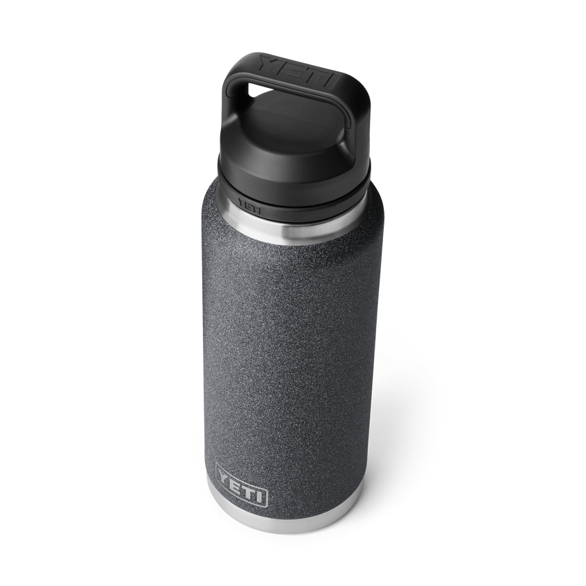 YETI Rambler® 36 oz (1065 ml) Bottle With Chug Cap Black Stone