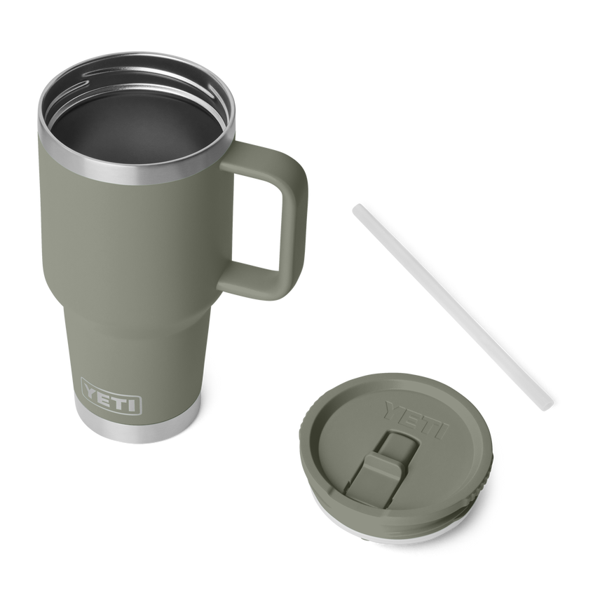 Rambler® 30 oz (887 mL) Travel Straw Mug Pampa Green