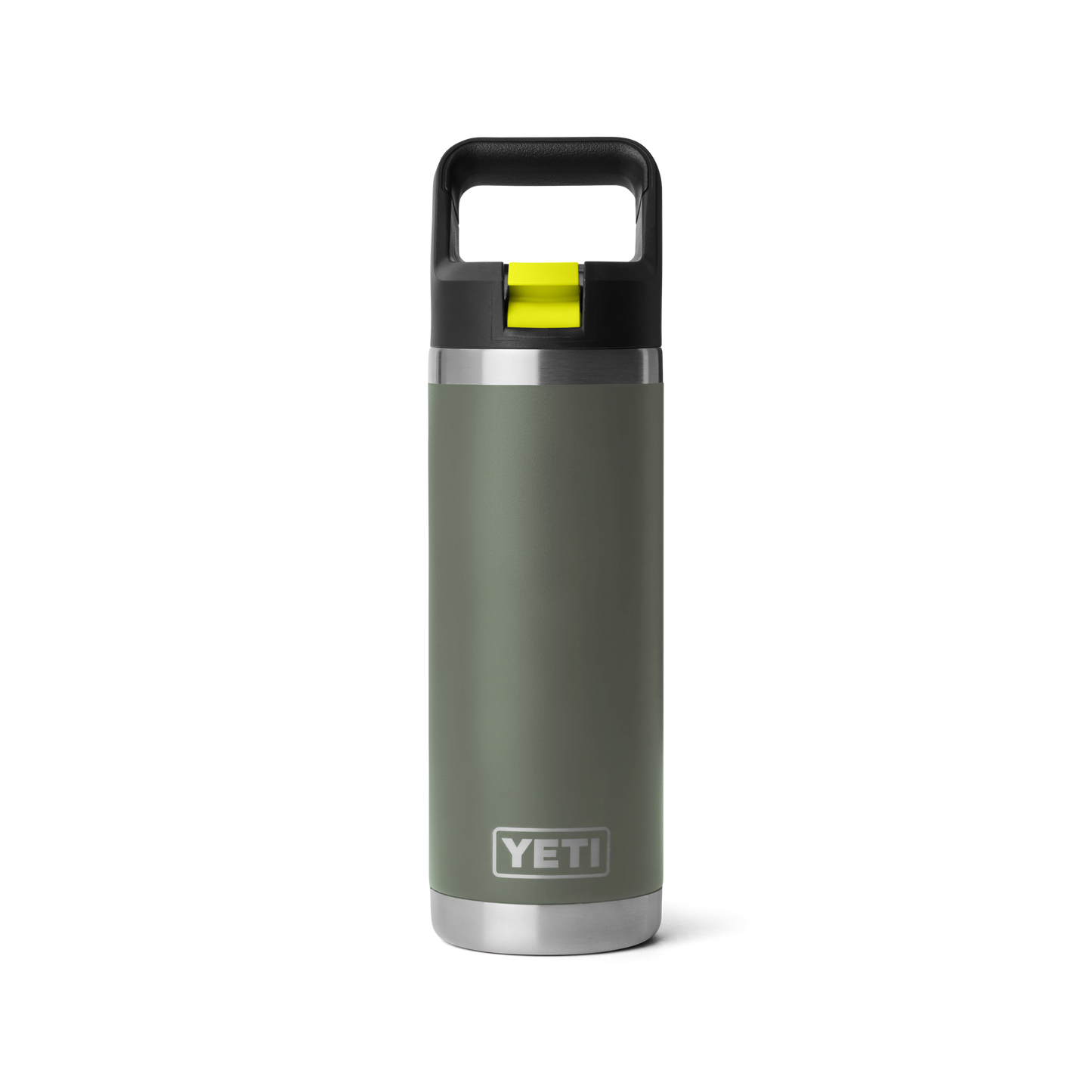 YETI Rambler® 18 oz (532 ml) Straw Bottle Camp Green/Firefly Yellow