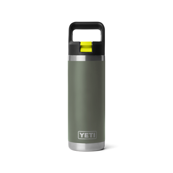 YETI Rambler® 18 oz (532 ml) Straw Bottle Camp Green/Firefly Yellow