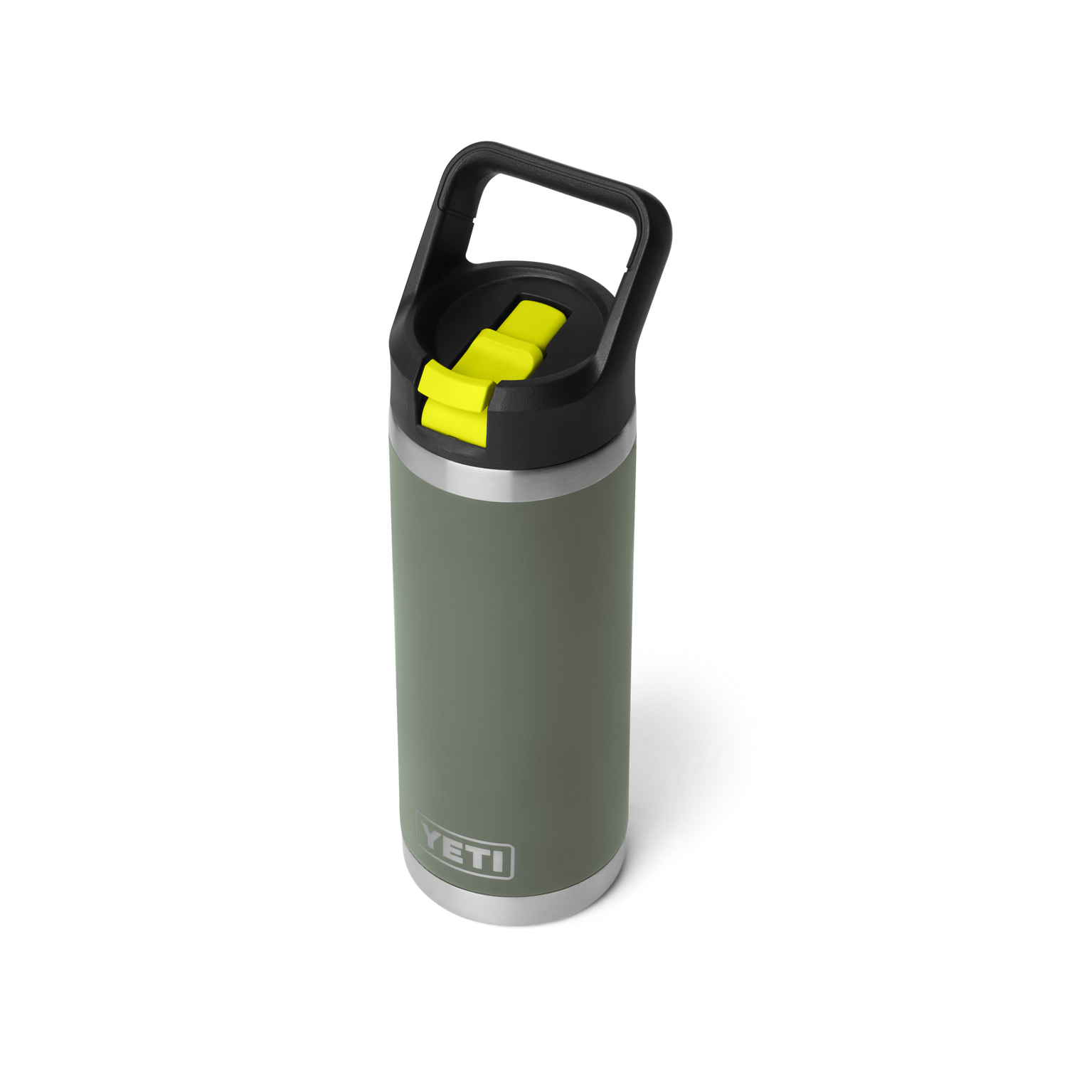 YETI Rambler® 18 oz (532 ml) Straw Bottle Camp Green/Firefly Yellow