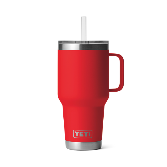 YETI Rambler® 35 oz (1L) Straw Mug Rescue Red