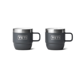 YETI Rambler® 6 oz (177 ml) Stackable Mugs Charcoal