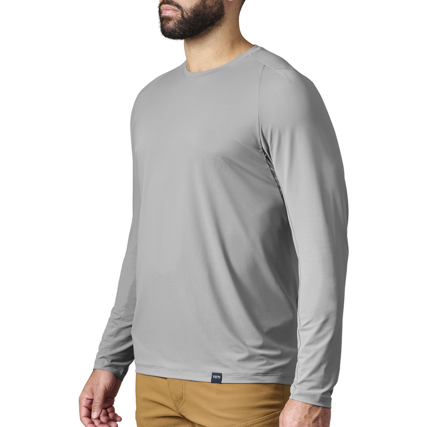 Men's Crew Neck Ultra Lightweight Sunshirt Grey Grey