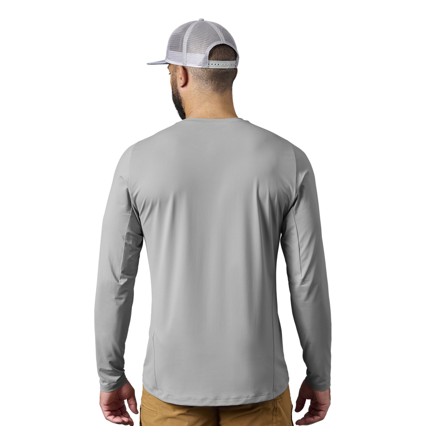 Men's Crew Neck Ultra Lightweight Sunshirt Grey Grey