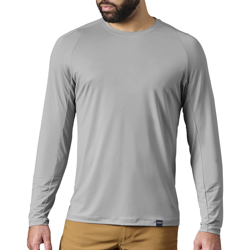 Men's Crew Neck Ultra Lightweight Sunshirt Grey Grey