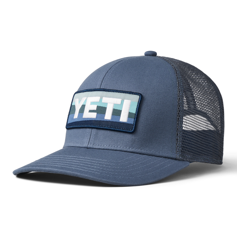 Sunrise Badge Trucker Hat Deep Blue Deep Blue