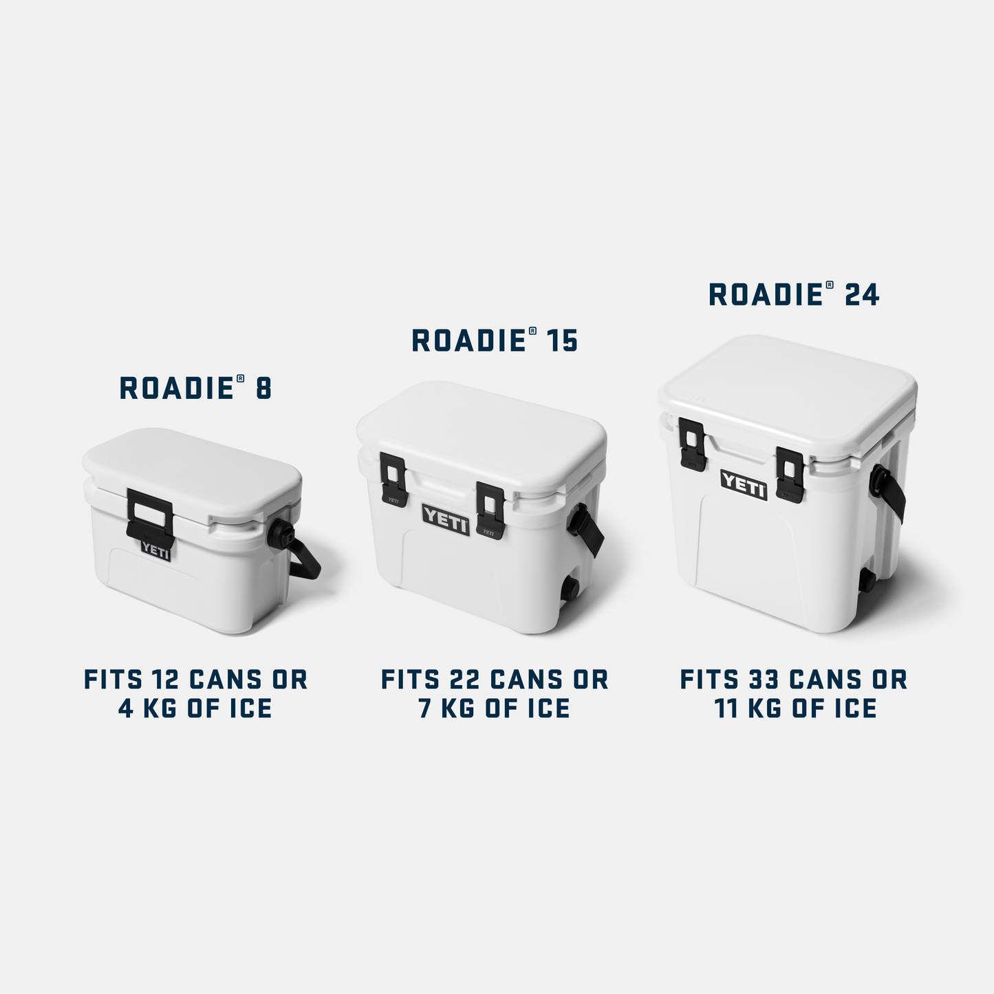 Roadie® 8 Hard Cooler White