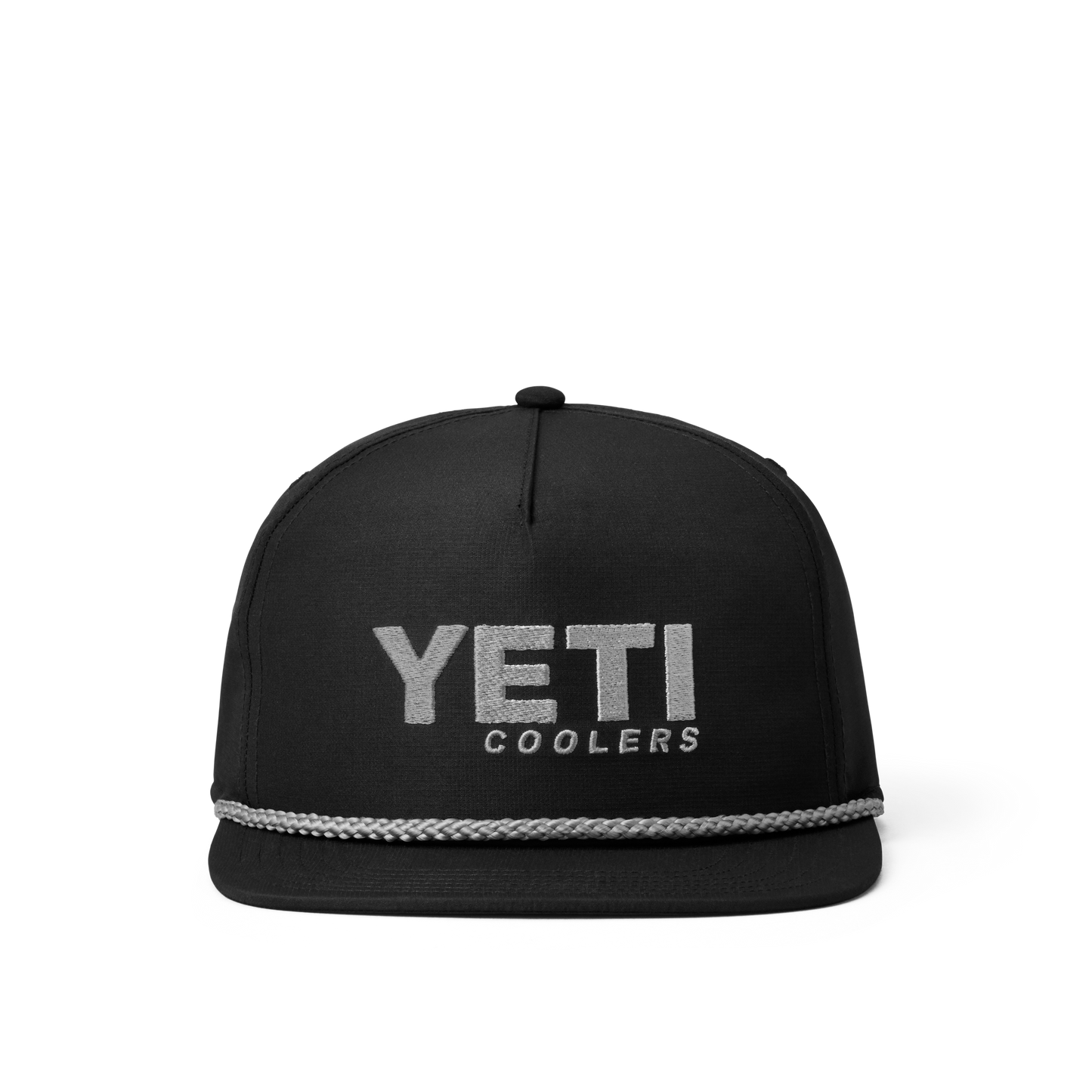 Yeti Coolers Flat Brim Rope Hat Black