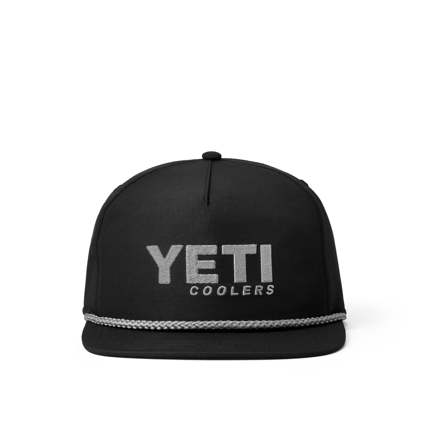 Yeti Coolers Flat Brim Rope Hat Black