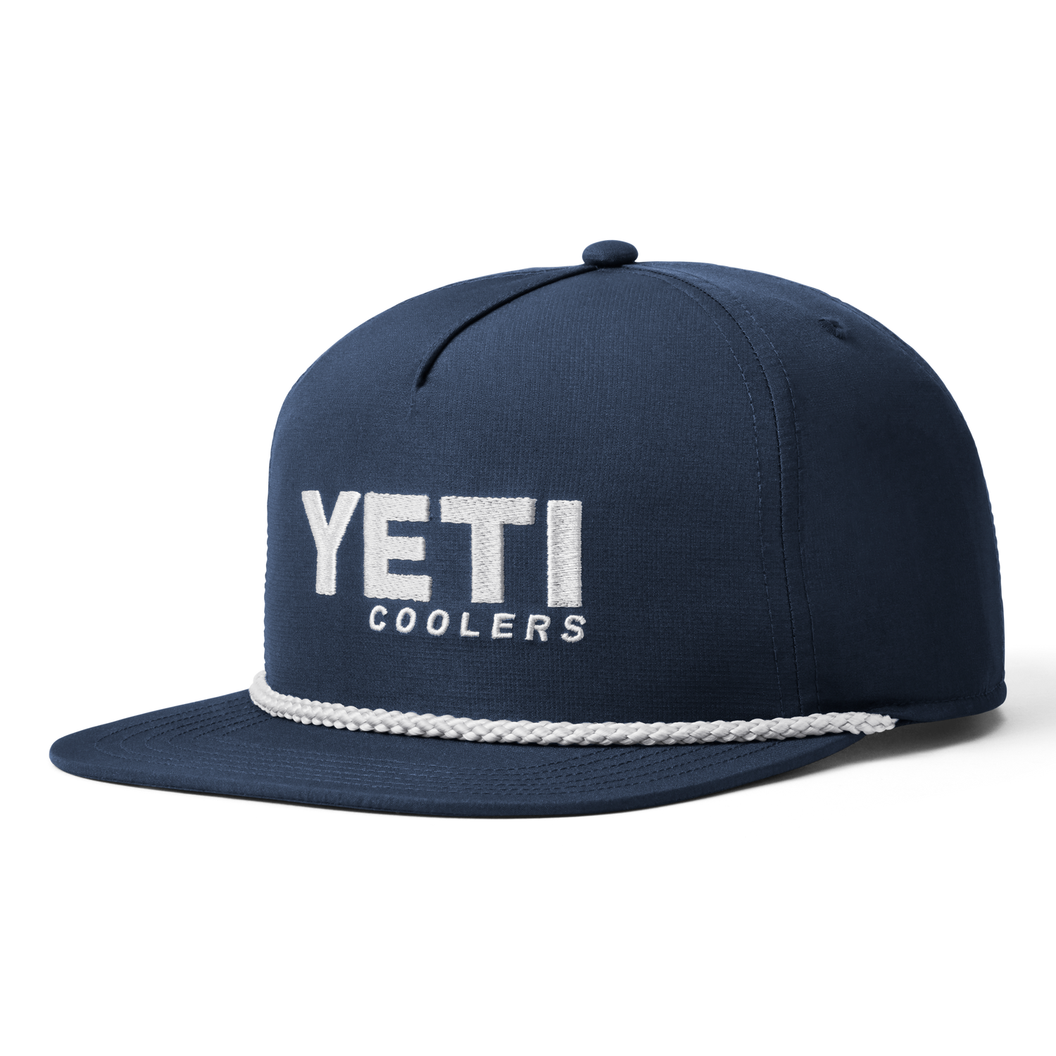 Yeti Coolers Flat Brim Rope Hat Navy