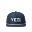 Yeti Coolers Flat Brim Rope Hat Navy