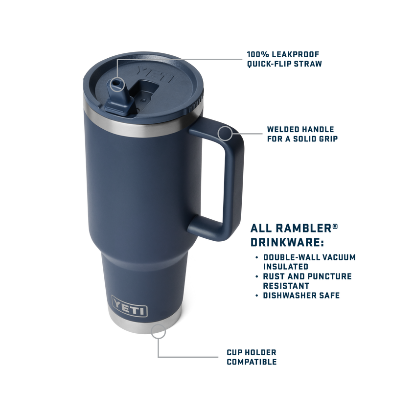 Rambler® 40 oz (1.1 L) Travel Straw Mug Cape Taupe