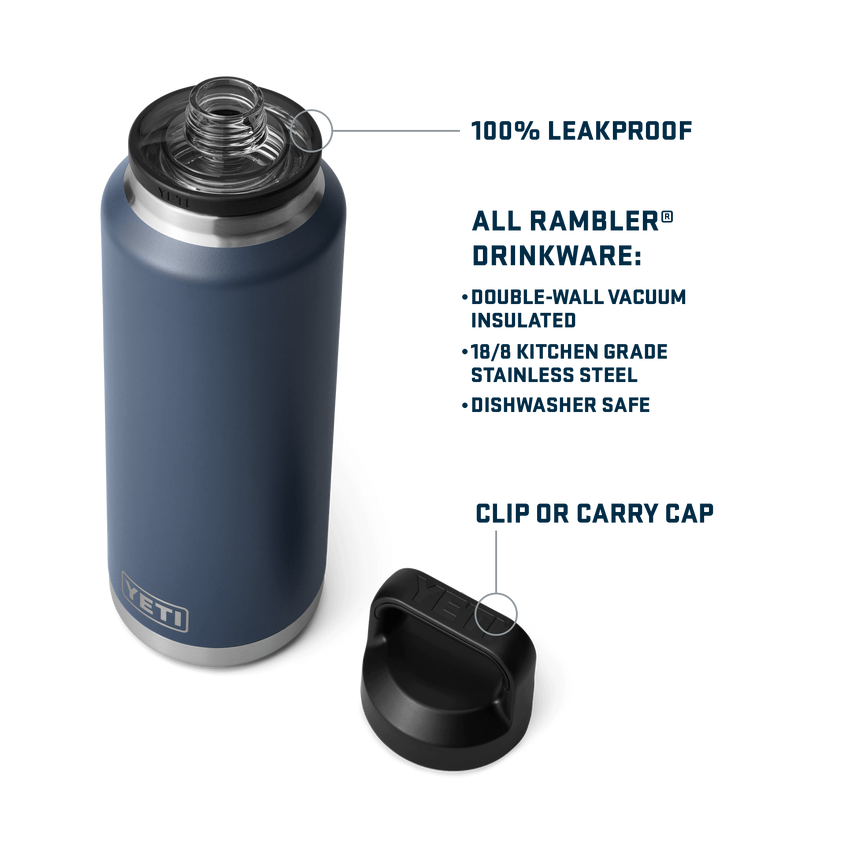 YETI Rambler® 46 oz (1.4L) Bottle With Chug Cap Pampa Green