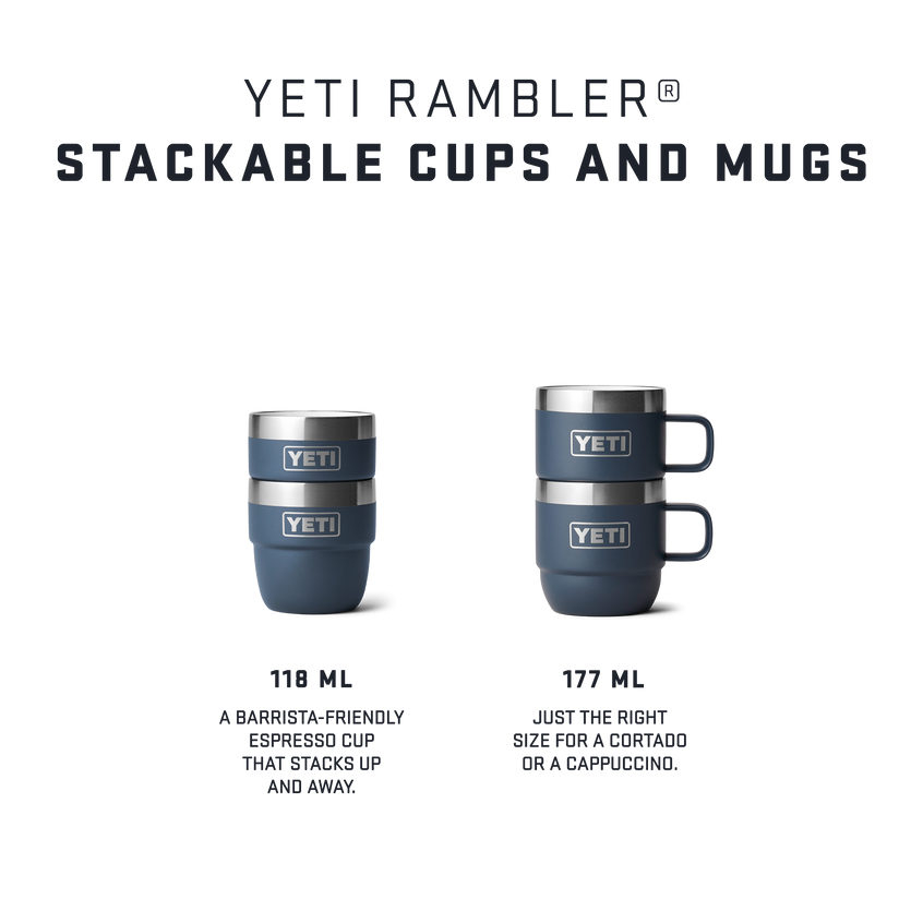 YETI Rambler® 6 oz (177 ml) Stackable Mugs Navy