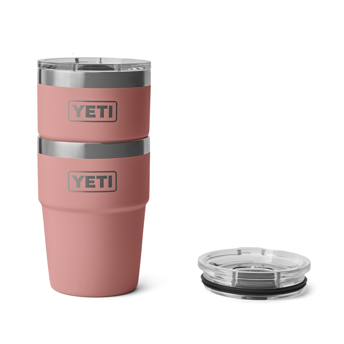 YETI Rambler® 16 oz (473 ml) Stackable Cup Sandstone Pink