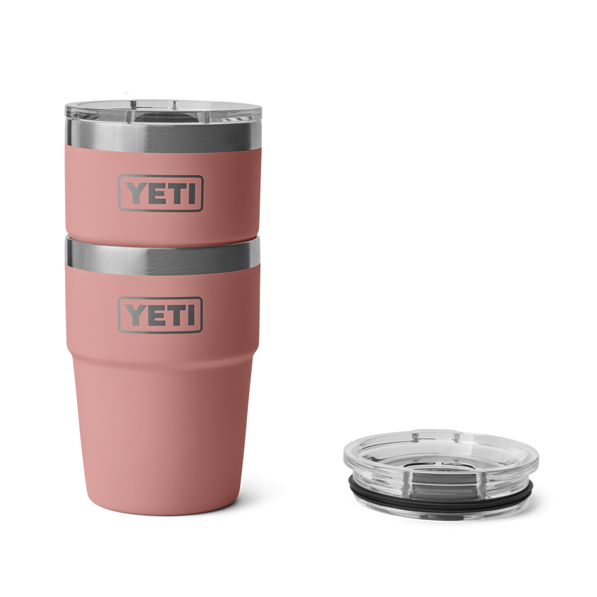YETI Rambler® 16 oz (473 ml) Stackable Cup Sandstone Pink