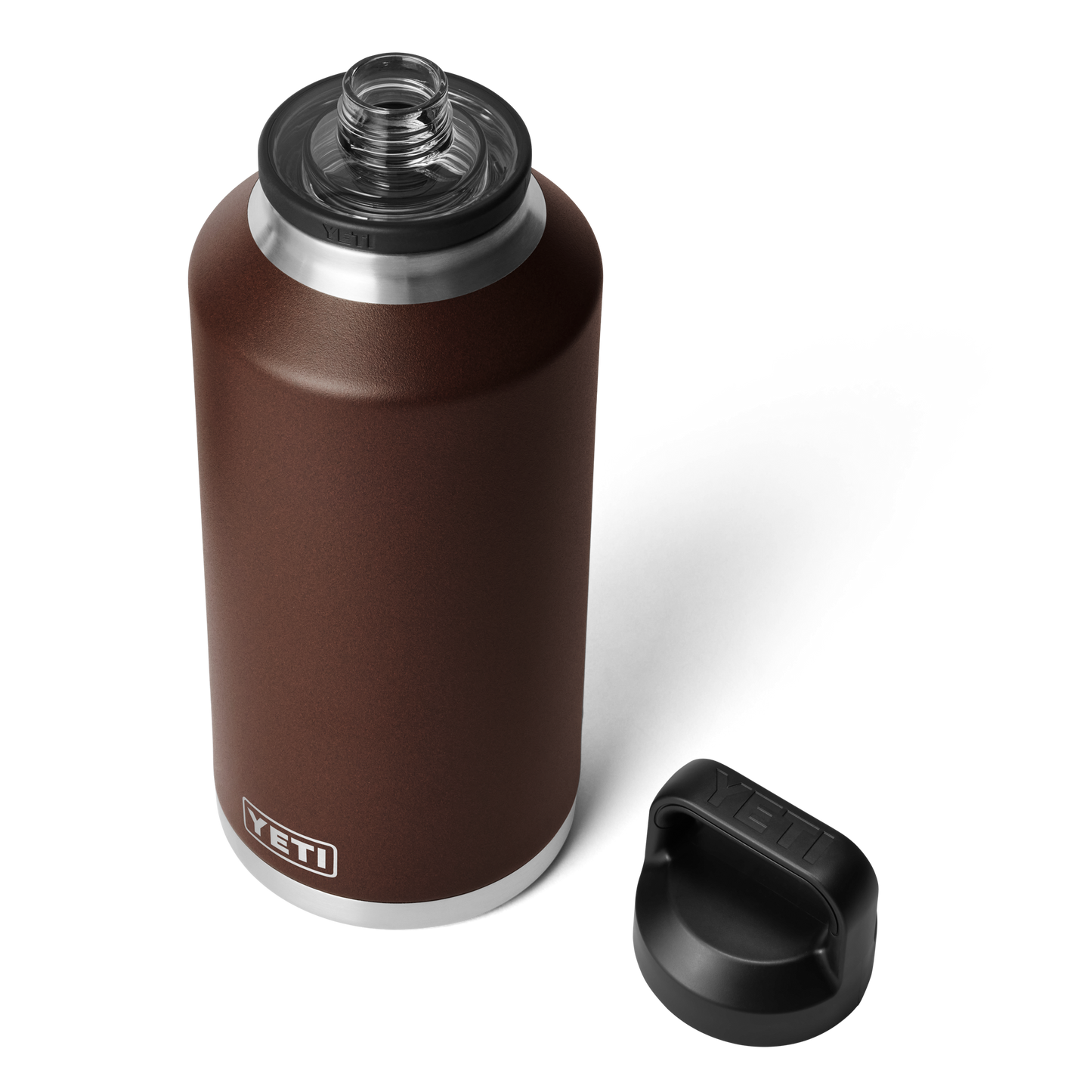 YETI Rambler® 64 oz (1.9L) Bottle With Chug Cap Wetlands Brown