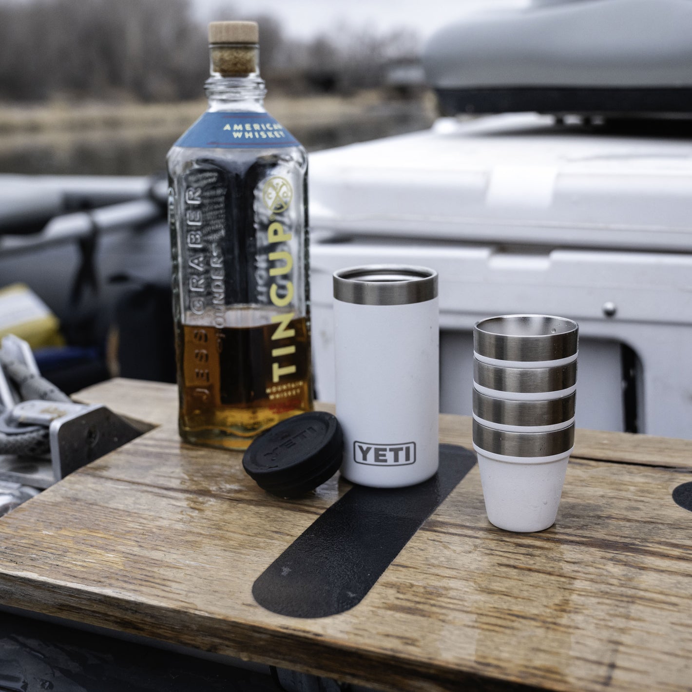 YETI Shot Glasses and Case