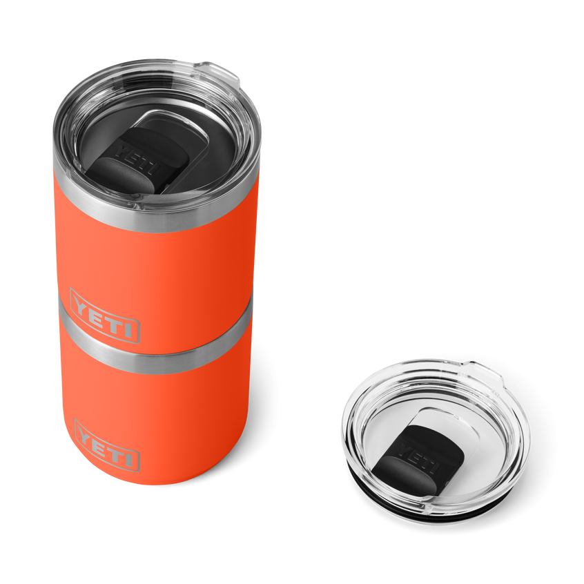 Rambler® 10 oz Stackable Lowball with Magslider™ lid Papaya