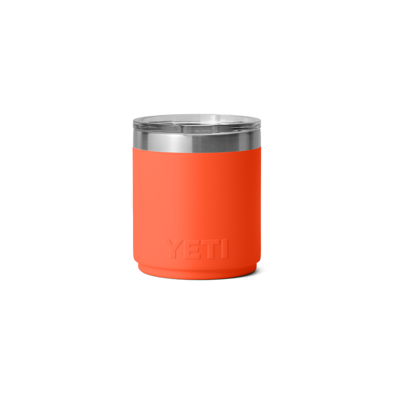 Rambler® 10 oz Stackable Lowball with Magslider™ lid Papaya