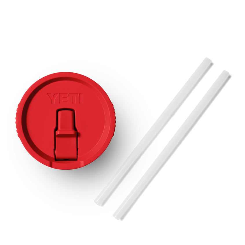 Large Travel Mug Straw Lid Rescue Red