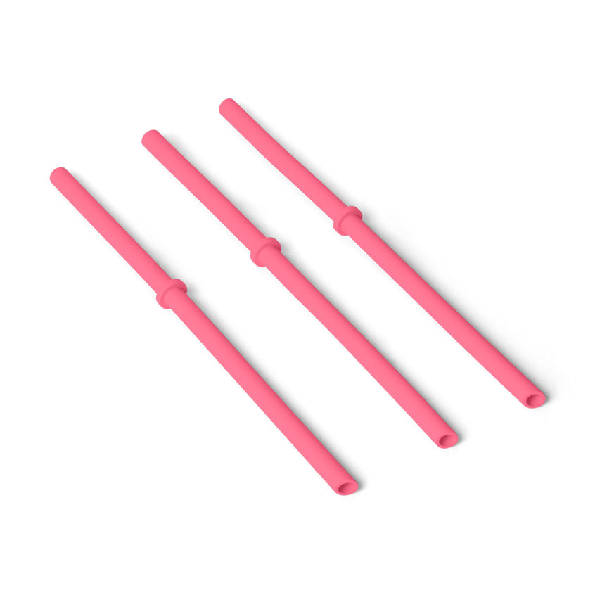Rambler® L/XL Silicone Straw Pack Tropical Pink