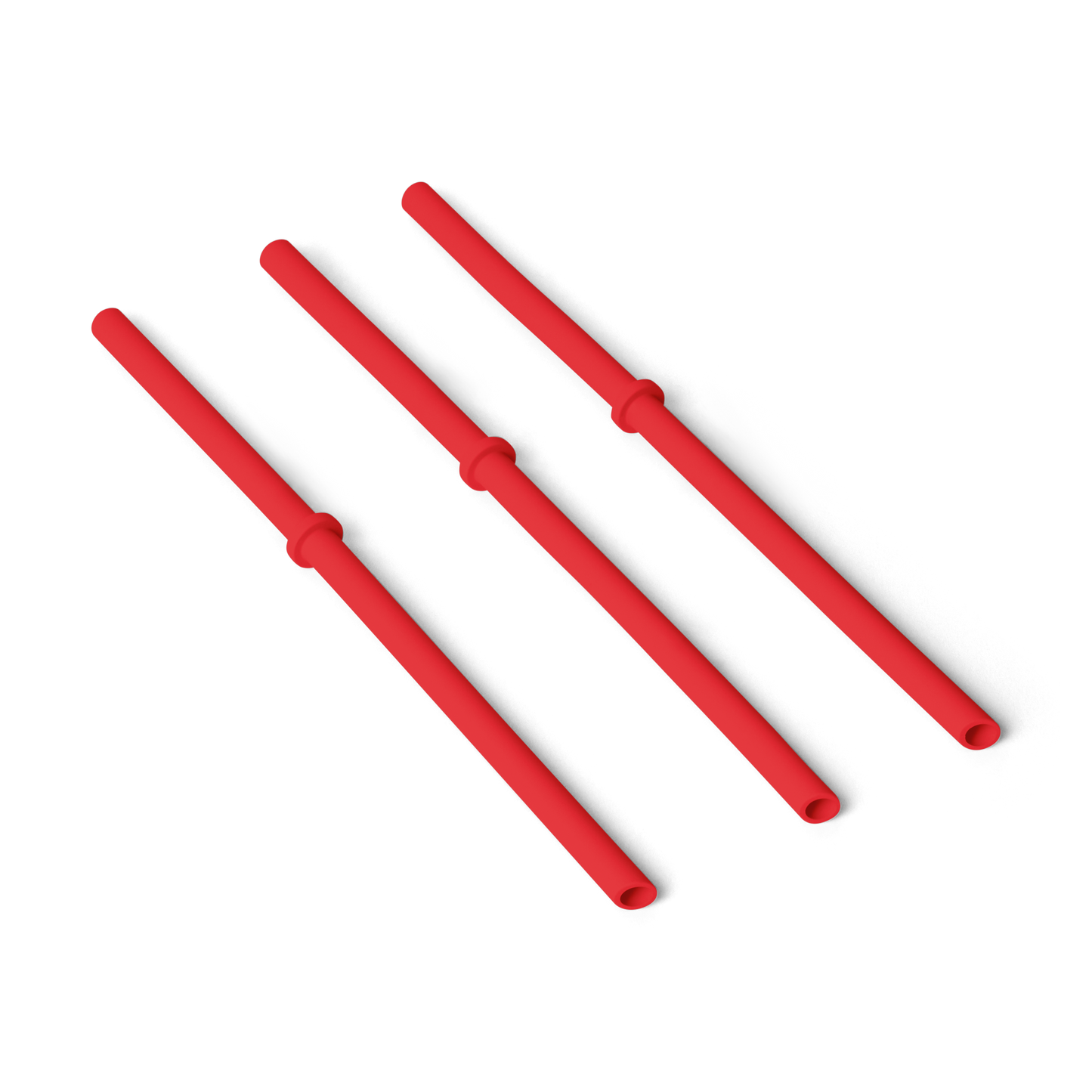 Rambler® L/XL Silicone Straw Pack Rescue Red