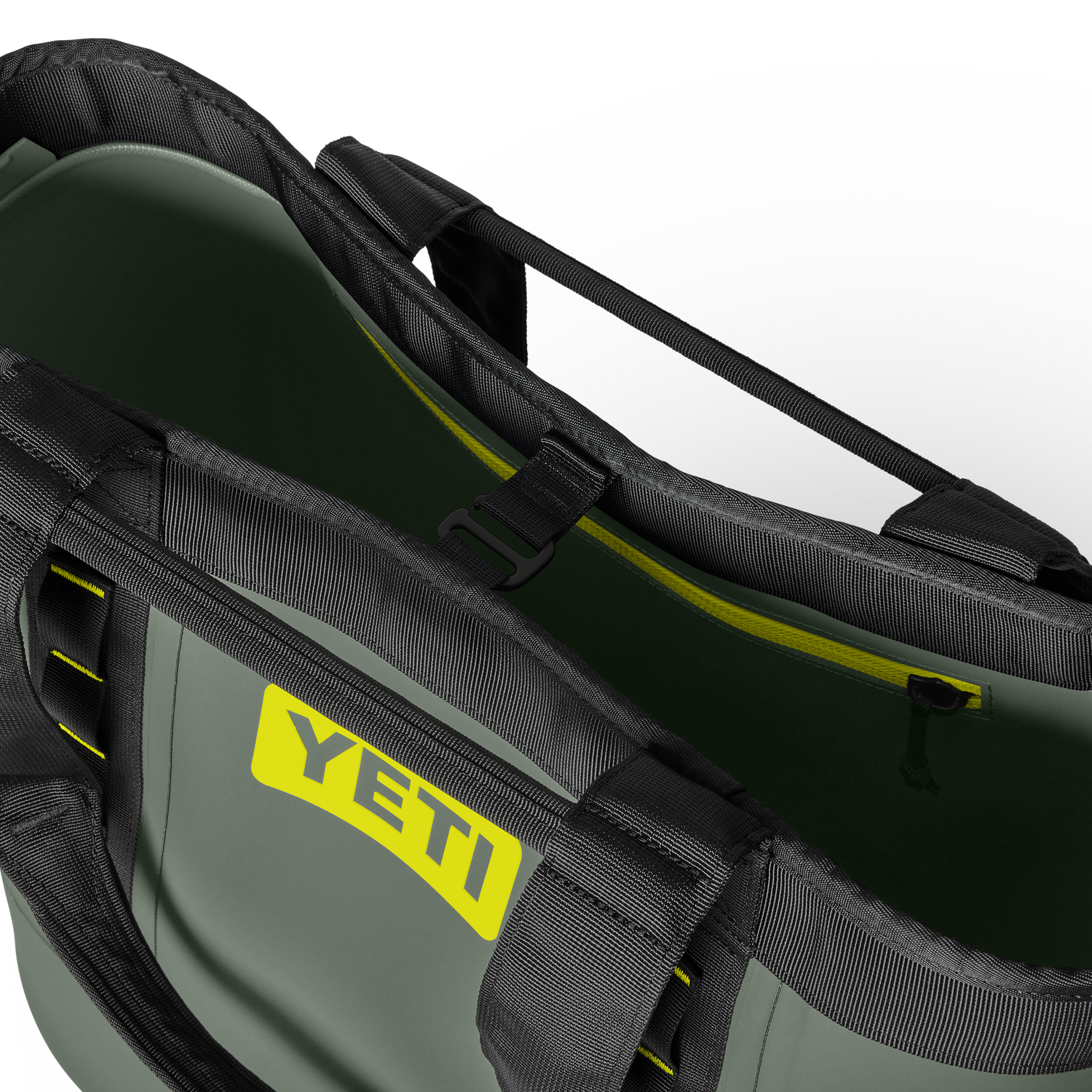 YETI Camino® 35 Carryall Camp Green/Firefly Yellow