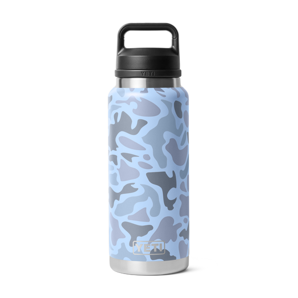 YETI Rambler® 36 oz (1065 ml) Bottle With Chug Cap Blue Camo