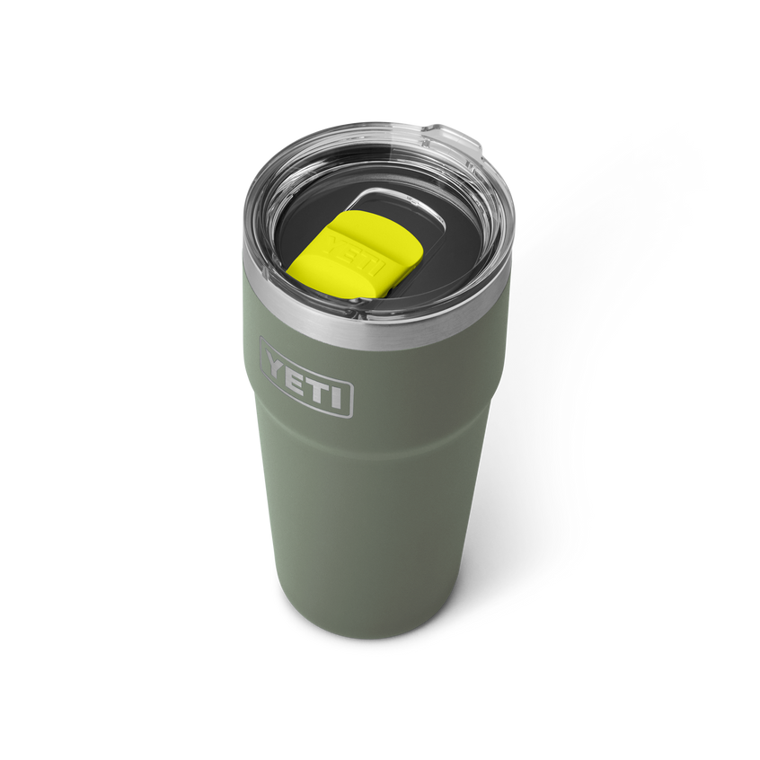 YETI Rambler® 20 oz (591 ml) Stackable Cup Camp Green/Firefly Yellow