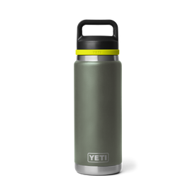 YETI Rambler® 26 oz (769 ml) Bottle With Chug Cap Camp Green/Firefly Yellow