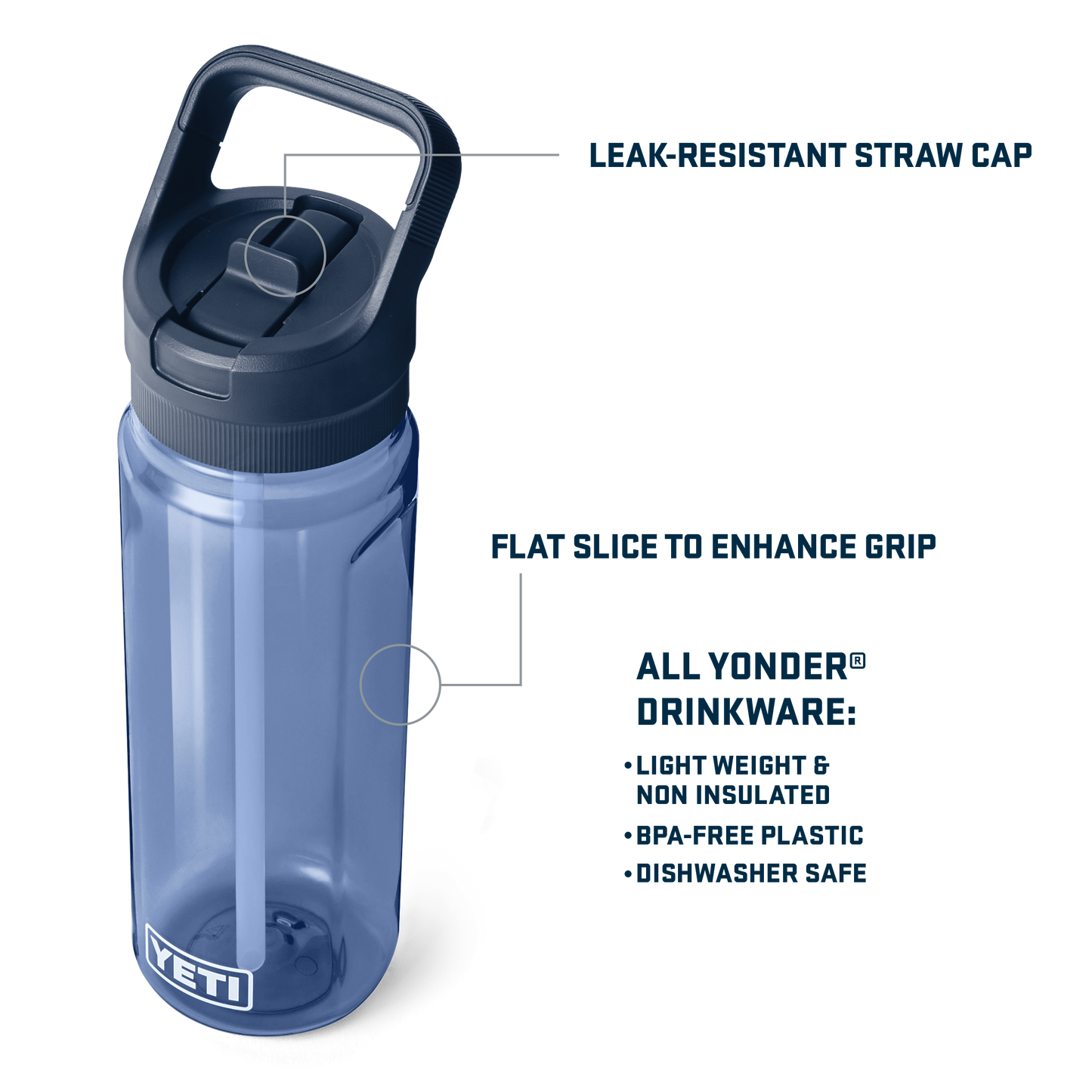 Yonder™ 750 ML Water Bottle Navy
