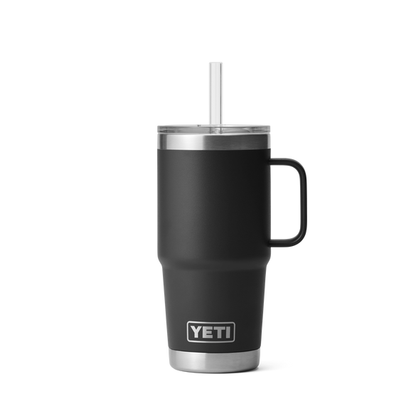 YETI Rambler® 25 oz (739 ml) Straw Mug Black