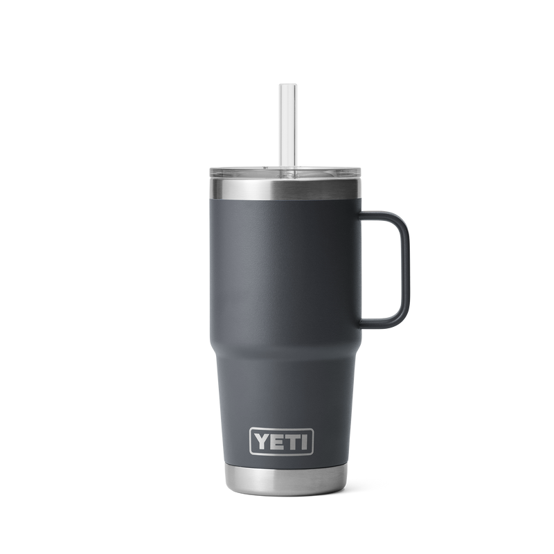YETI Rambler® 25 oz (739 ml) Straw Mug Charcoal