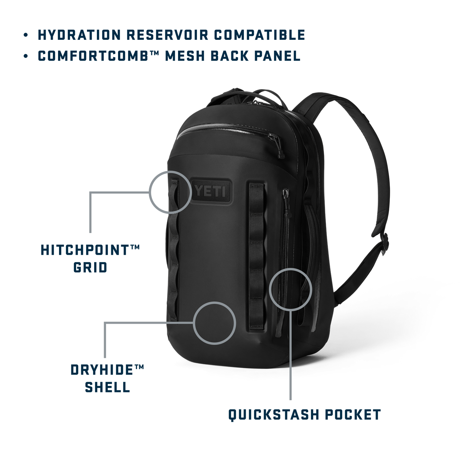 Cayo™ All-Weather Backpack 25L Black