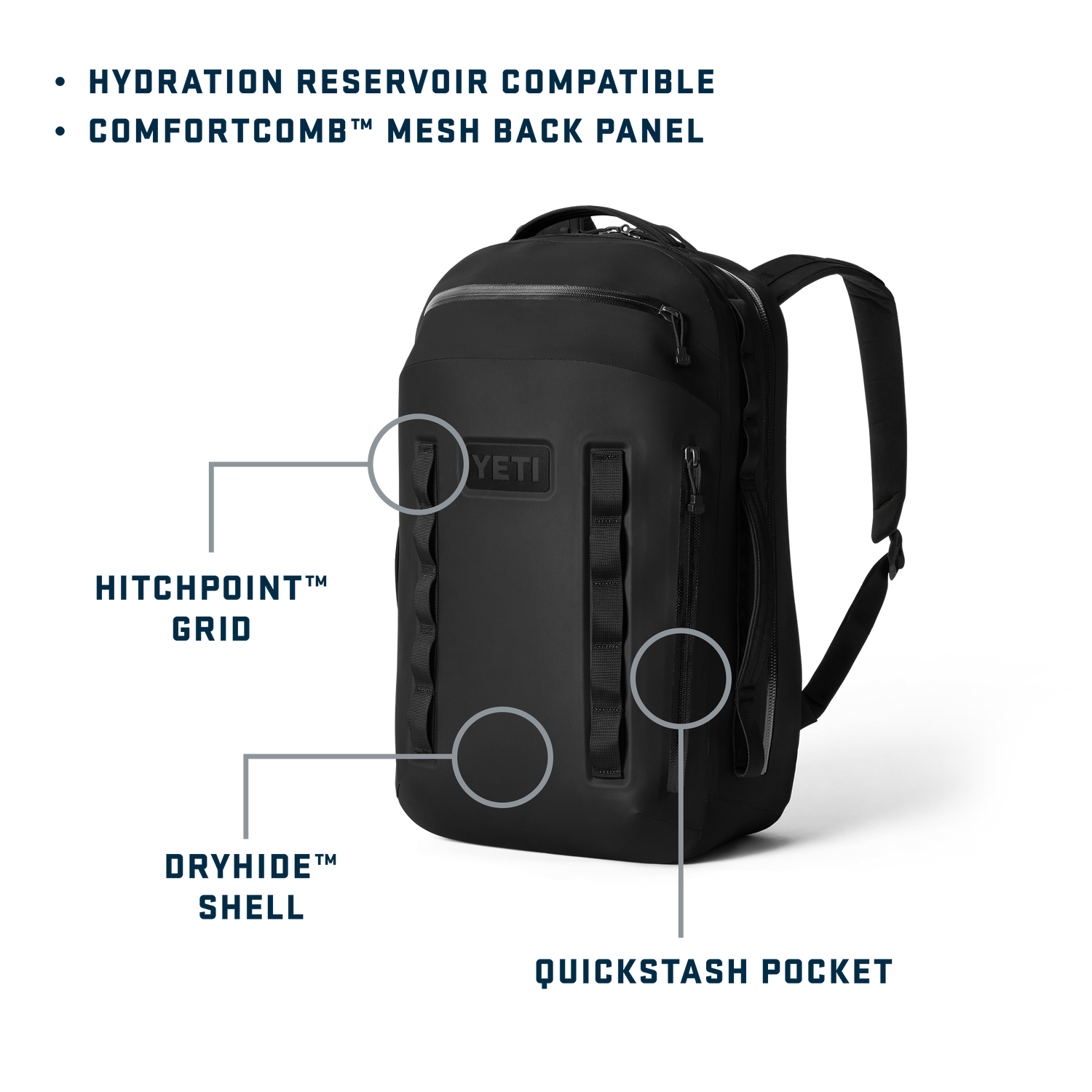 Cayo™ All-Weather Backpack 35L Black