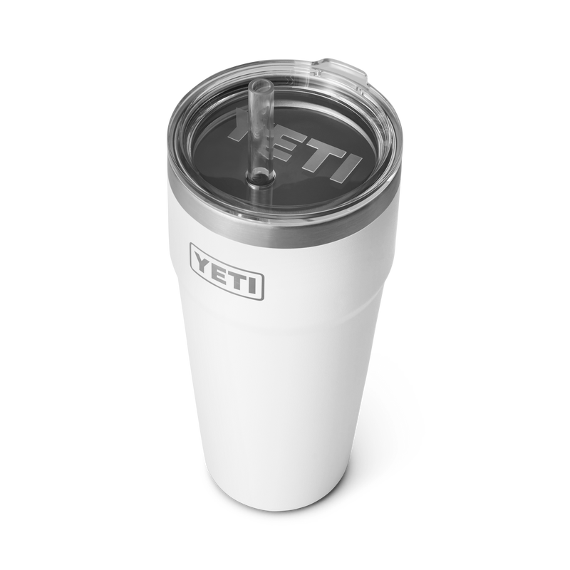 Rambler® 26 oz (769 ml) Straw Stackable Cup White