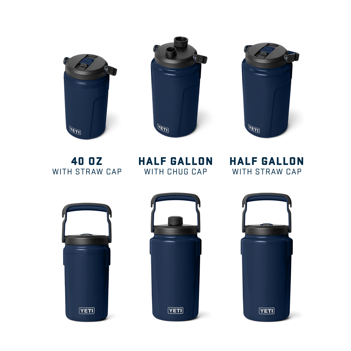 Silo™ 40 oz (1.1 L) Jug with Straw Cap Navy