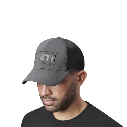 YETI Grey on Grey Trucker Hat Grey