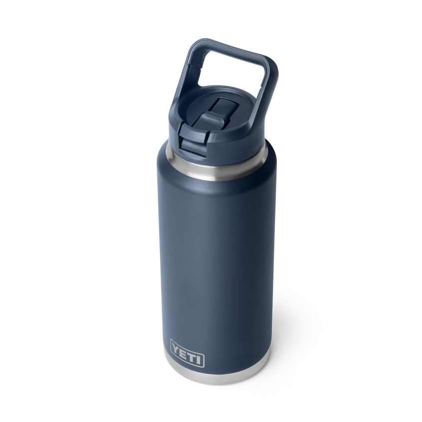 Rambler® 36 oz (1065 ml) Straw Bottle Navy