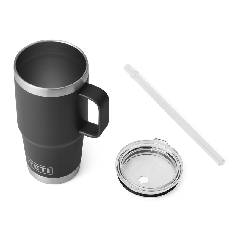 YETI Rambler® 25 oz (739 ml) Straw Mug Black