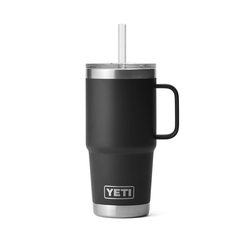 YETI Rambler® 25 oz (739ml) Straw Mug Black