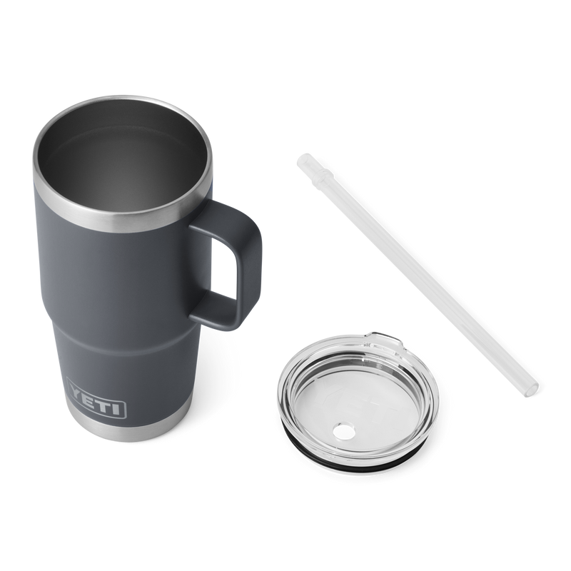 YETI Rambler® 25 oz (739 ml) Straw Mug Charcoal