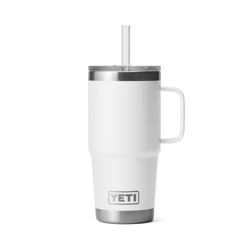 YETI Rambler® 25 oz (739ml) Straw Mug White