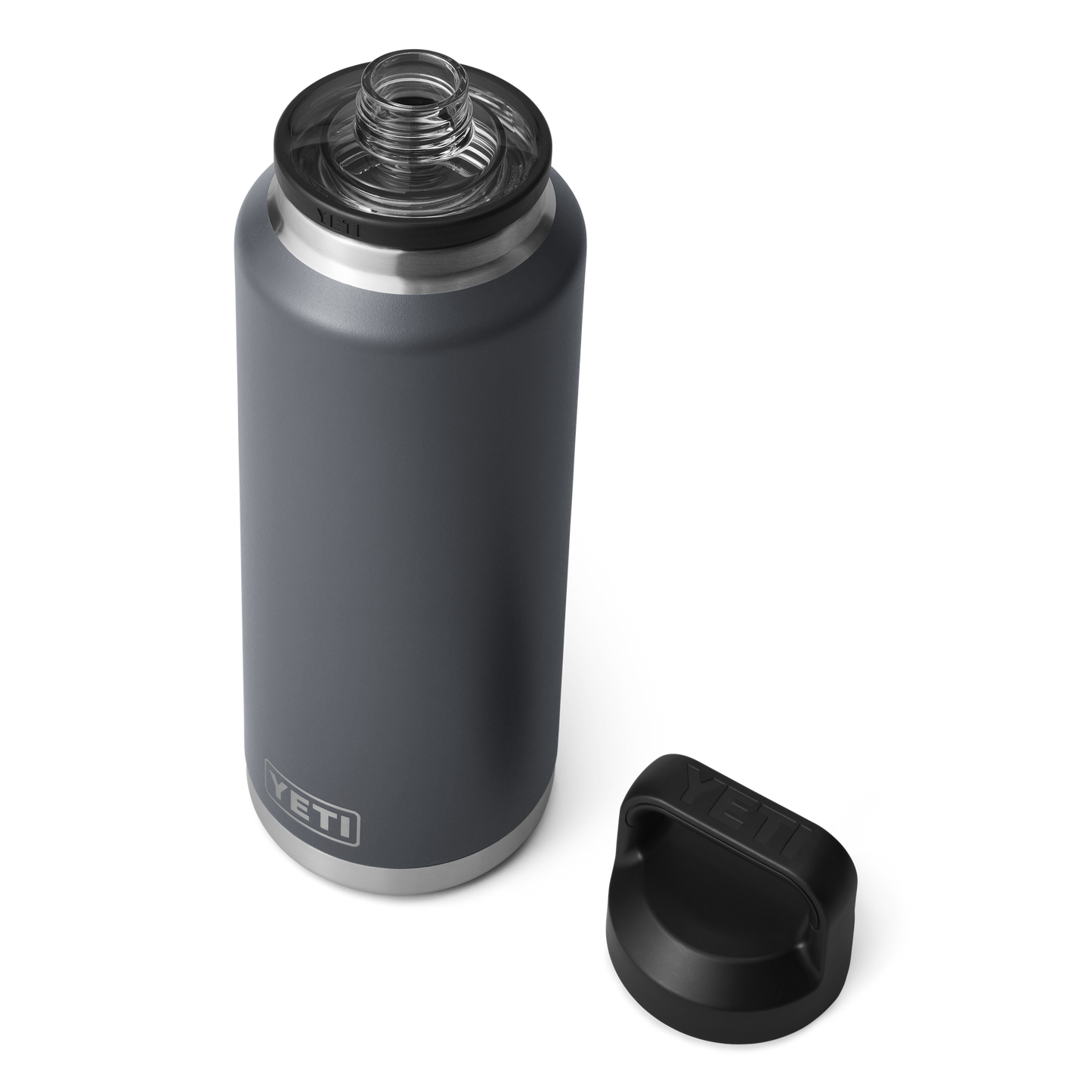 YETI Rambler® 46 oz (1.4L) Bottle With Chug Cap Charcoal