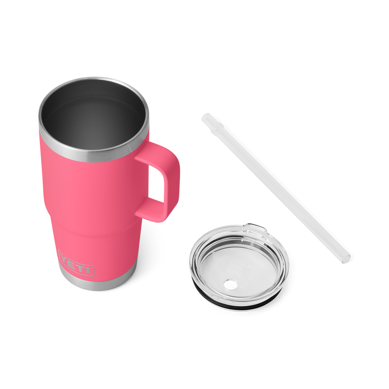 YETI Rambler® 25 oz (739 ml) Straw Mug Tropical Pink