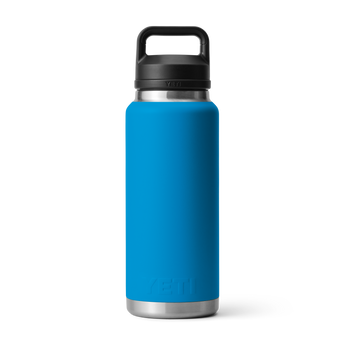 YETI Rambler® 36 oz (1065 ml) Bottle With Chug Cap Big Wave Blue
